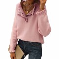 Women's Long Sleeve shoulder sweaters