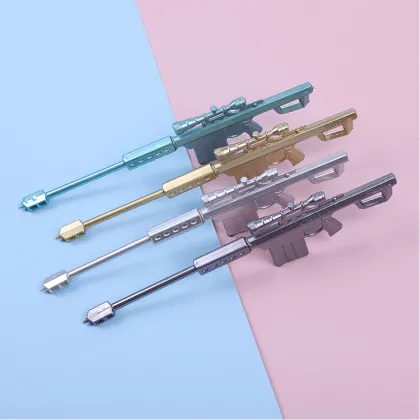 JH Shooting Game Weapon 98K Barrett Sniper Rifle Shaped Pen for Children