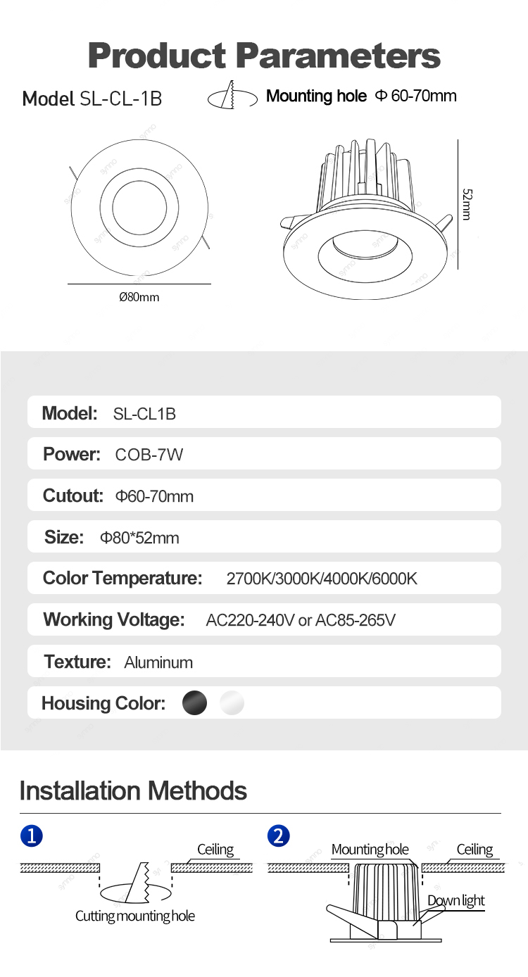 Recessed Cob Downlight