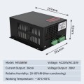 Fonte de alimentação laser CO2 durável de 80 W