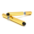 3 ML lipstick tube click lip gloss tube gold empty cosmetic pen