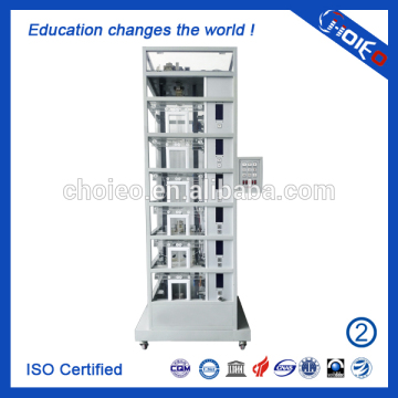 PLC Controlled Transparent Six-layer Elevator Trainer,PLC Control Trainer Simulator Model,Vocational Lift Analog Training Device
