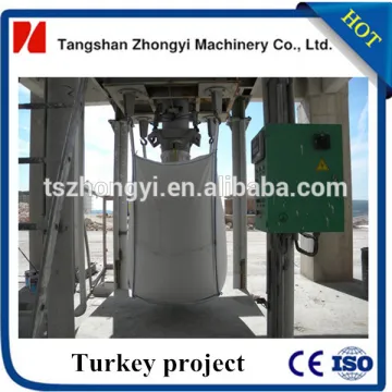 Cement jumbo bag weighing filling packing machine