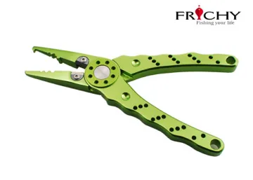 Super Lightweight Aluminium Saltwater Split Ring Fishing Pliers With Stainless Steel Jaws