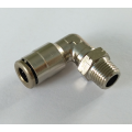 Air-Fluid Nickel Plated Brass P.T.C Swivel Elbow Fitting