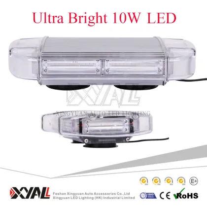 48W Mini Light Bar COB Police Warning light bar Flashing beacon light bar