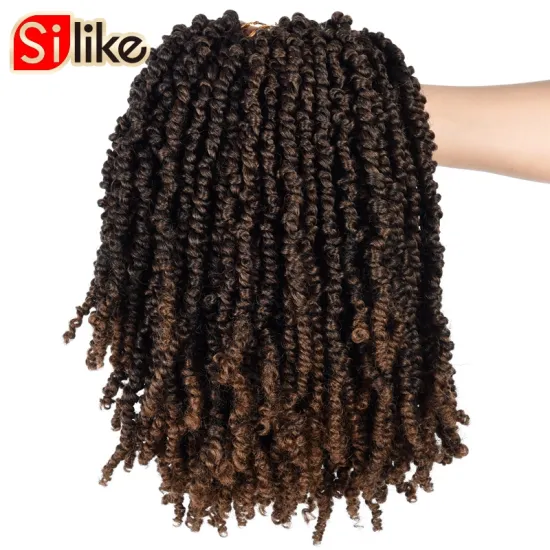 Passion Twist Mini Twist Hair dreadlocks Braiding Hair for Women 18inch Bomb (T30) passion Twist Hair Prelooped Crochet Braiding