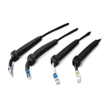 NSN boot LC Duplex Fiber Optic Cable Assemblies