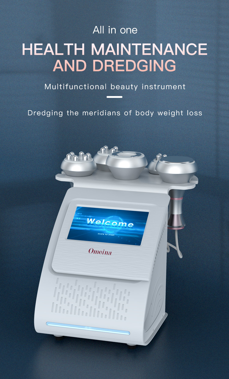 Omeina cavitation and radio frequency machine