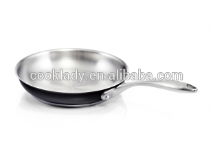 stainless steel non stick frypapn saucepan pan wiht color painting