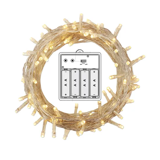 Wholesale luces de navidad Xmas luci natale natalizie Powered Long Lasting Battery Operated 400 Led Fairy Lights