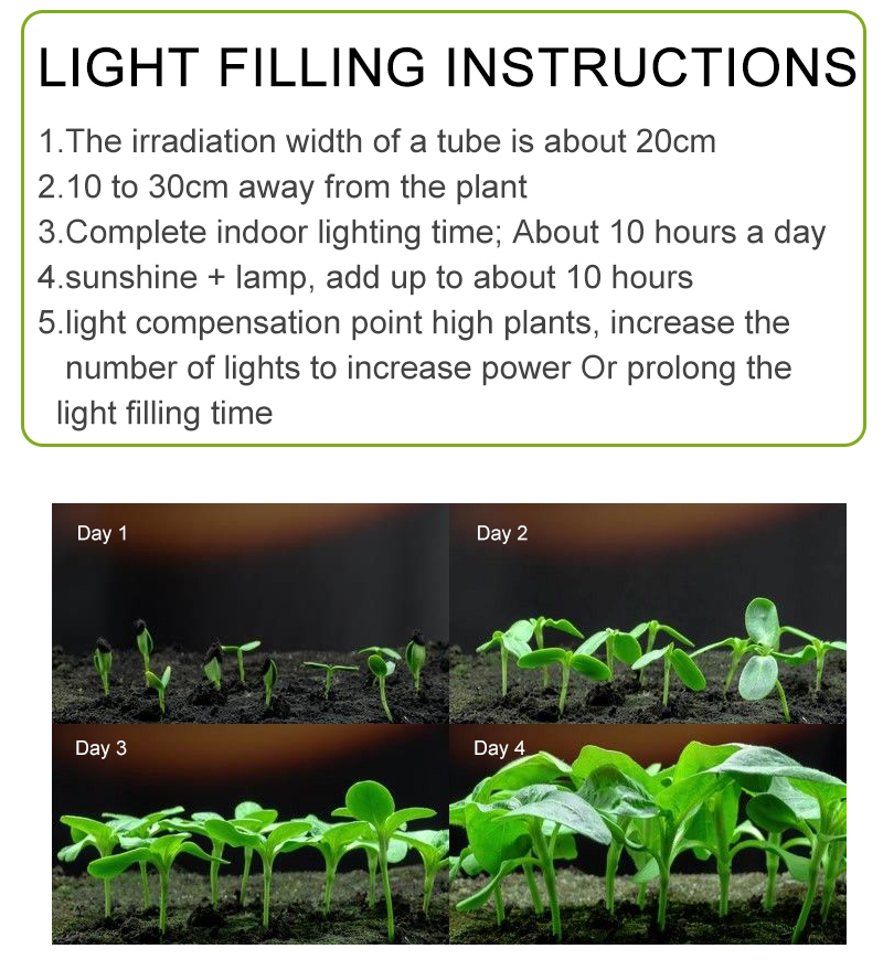 Tube Led Grow Light greenhouse