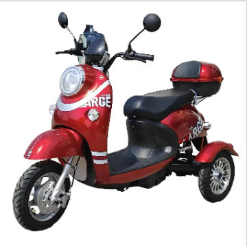 Compact Three-Wheeled Electric Scooter for Home Use