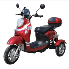 Compact Three-Wheeled Electric Scooter for Home Use