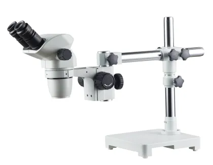 6.7X-45X Boom Stand Stereo Zoom Microscope Binocular Optical Microscope