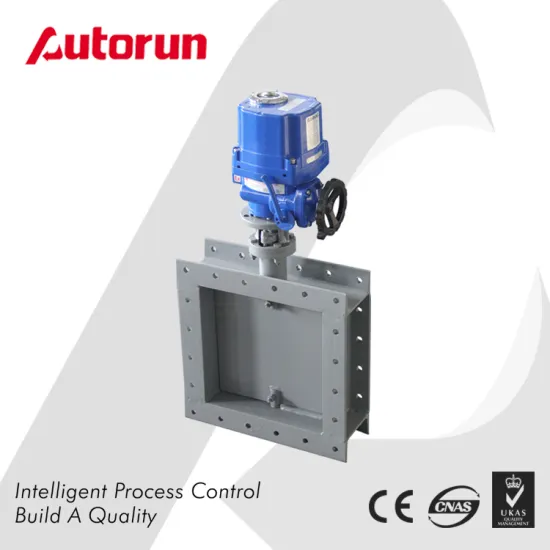 Explosion Proof Electric Ventilation Square Flange Butterfly Valve
