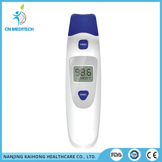 LCD display digital infrared forehead and ear thermometer