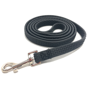 All-Weather PVC Coated Nylon Leash with Lights and Grip