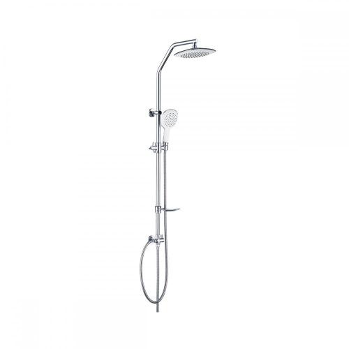 Thermostatic Brushed Gold Wall Mount Rainfall Showers Set