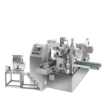 zj-200/260/300 Premade pouch rotary packaging machine for liquid /sauce /paste