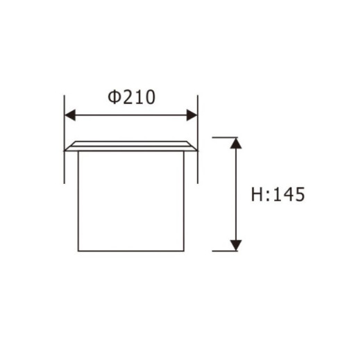 Lampe encastrée à LED en acier inoxydable 18W résistante aux intempéries LEDER