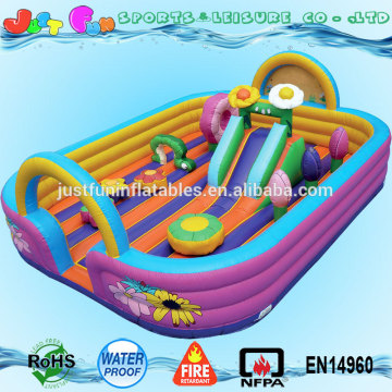 EN71 flower small indoor inflatable children playground on sale