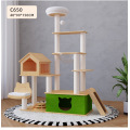 Modern Wooden Cat House Scratch Friendly Design