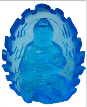 Liu li (Colored Glaze) Eight Patron Saint(small)