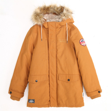 Outdoor winter warm parka boys jacket