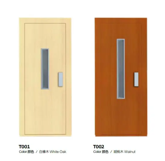 Transfer print Colorful Swing Door