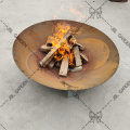 Corten Steel Metal Modern Fire Pit