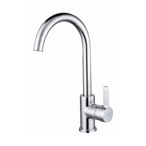 Modern Kitchen Sink Taps Flexible Zinc One Hole Chrome Water Tap Faucet Kitchen