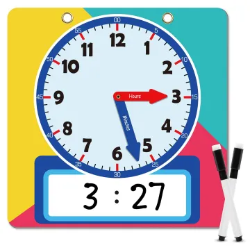 Comprehensive Learning: Wooden Educational Toy for Children's Time Cognition, English Enrichment, and Kindergarten Teaching