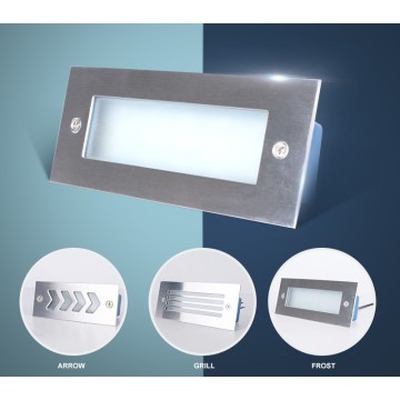 LED outdoor recessed stair light