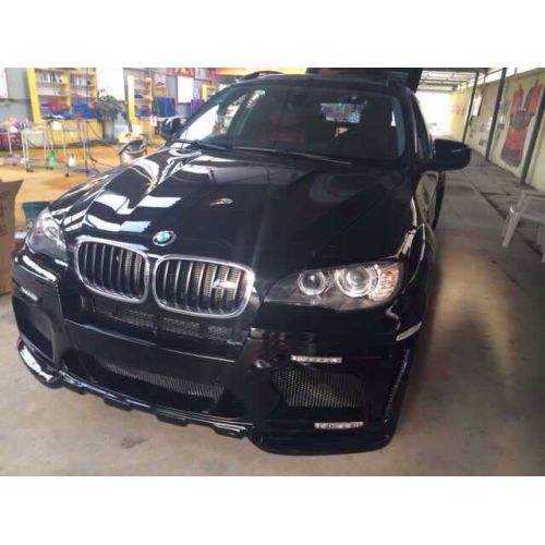 BMW X6 modification of HAMANN front bars