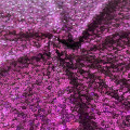 3MM Foam Sequins Spangle Embroidery on Stretch Mesh Fabric