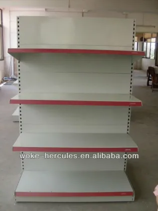 Wal-Mart standard Professional manufacturer display supermarket shelves/shelf /shelving Hebei woke metal