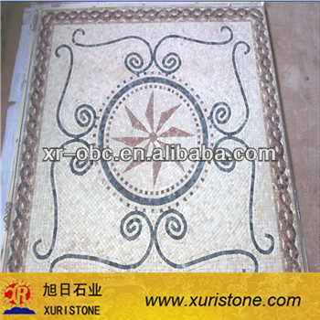 stone mosaic floor pattern tile