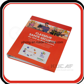 Custom Recycled A4 Cardboard File Folder with 4 O Ring Binder