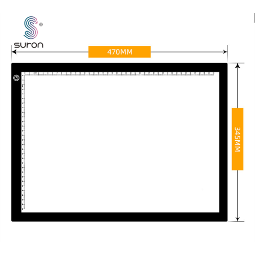 Suron A3 LED Drawing Tablet Art Pochch