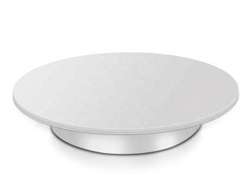 USB-Powered 360 Degree Rotating Mirror Surface Turntable Display Stand for Video Shooting and Photography Props