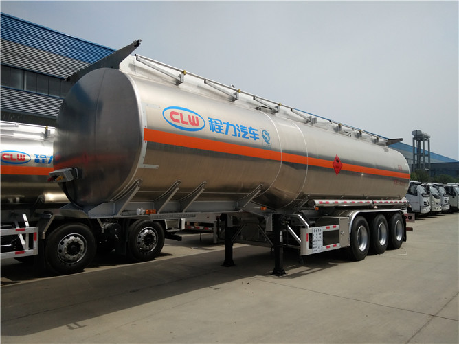 11000 Galoni 35t Dizeli Tanker Semi Trailers