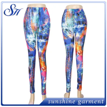 Women Leggings 2014 Digital Printing Leggings Wholesale printed leggings