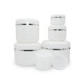 Hot Sale Aangepast Logo Ronde Dubbele muur 30 ml 50 ml 80 ml 100 ml Cosmetische plastic container Face Cream Jars