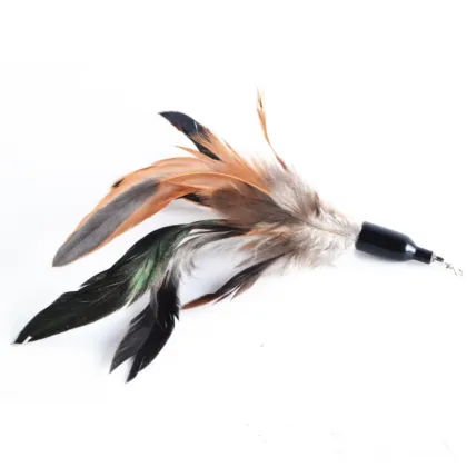 Interactive Cat Teaser Stick Toy with Replaceable Head and Playing Products