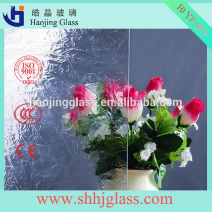 clear and tinted may flower figured glass