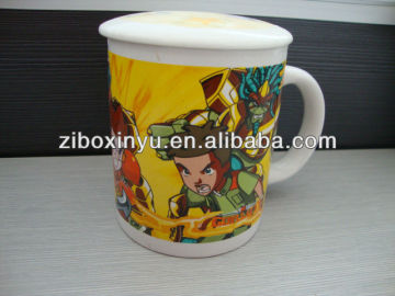ZIBO XINYU XY0-775 High Quality Carton Ceramic Coffee Mug with boy For Promotion