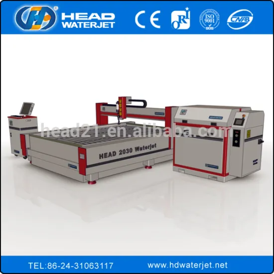 HEAD Abrasive Ultra High Pressure water jet cutting marble cutting machine