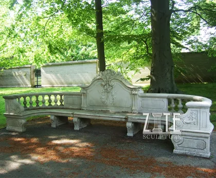 New Products outdoor nature stone antique animal benches