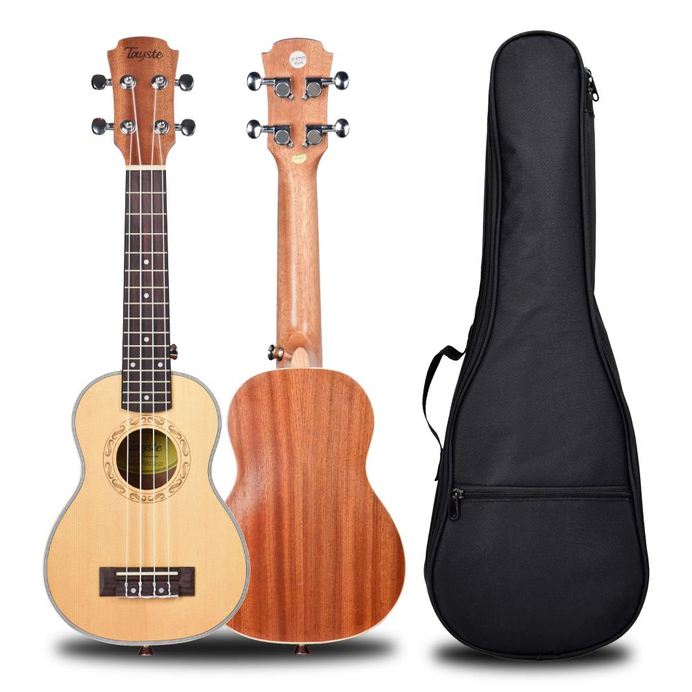 Tayste Ukulele 21inch With 5m M Cotton Bag 10